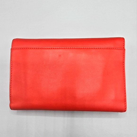 ✨️RARE✨️ CHRITIAN LOUBOUTIN Lambskin Trifold Wallet Clutch - Picture 4 of 14